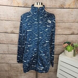 The North Face Jacket 100 WT Cinder Hoodie Zip Slim Lightweight Monterey Blue XL